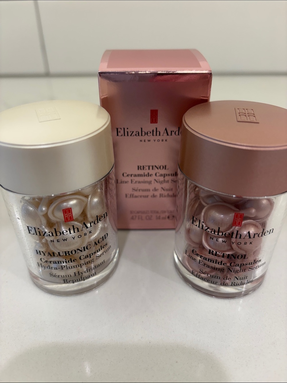 Elizabeth Arden Retinol and Hyaluronic Acid serum capsules-NEW 60 capsules